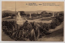 Congo Belge, Carte Postale, Boma, Parc Du Gouverneur, 5 C., Elisabethville, 5-3-13 - Ganzsachen