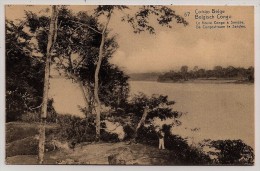 Congo Belge, Carte Postale, Le Fleuve Congo à Sendwe, 5 C., Boma, 18-9-13 - Ganzsachen