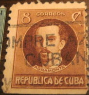 Cuba 1917 Agramonte 8c - Used - Used Stamps