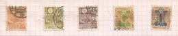 Japon N°202 à 206 Côte 4.70 Euros - Used Stamps