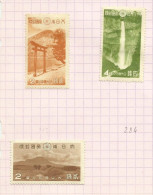 Japon N°279, 280, 283 Neufs Avec Charnière Côte 6.50 Euros - Unused Stamps