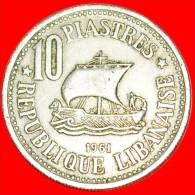 * GREAT BRITAIN: LEBANON  10 PIASTERS 1961 SHIP! LOW START  NO RESERVE! - Liban