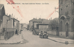 Delcampe - 95 // ARGENTEUIL   Rue Saint Ambroise Thomas, Les écoles   ANIMEE    ** - Argenteuil