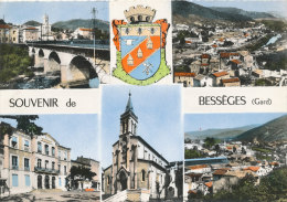 Delcampe - 30 //  Souvenir De BESSEGES   1 C  MULTIVUES CPSM GRAND FORMAT - Bessèges