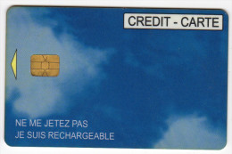 FRANCE CARTE A PUCE CREDIT CARTE - Schede Bancarie Uso E Getta