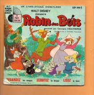 45 T DYSNEYLAND, Livre-disque: Robin Des Bois - Kinderen