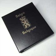 DAVO 29722 Kosmos Luxe Binder Stamp Album Belgium - Large Format, Black Pages