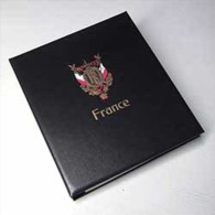 DAVO 29723 Kosmos Luxus Binder Briefmarkenalbum Frankreich - Large Format, Black Pages