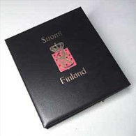 DAVO 29730 Kosmos Luxus Binder Briefmarkenalbum Finnland - Large Format, Black Pages