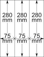 Lindner 802121P T-Blanko-Blätter - 10er-Packung - Sonstige & Ohne Zuordnung