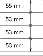 Lindner 802408P T-Blanko-Blätter - 10er-Packung - Sonstige & Ohne Zuordnung