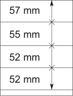 Lindner 802400P T-Blanko-Blätter - 10er-Packung - Sonstige & Ohne Zuordnung