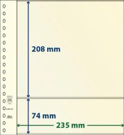 Lindner 802213P T-Blanko-Blätter - 10er-Packung - Sonstige & Ohne Zuordnung