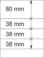 Lindner 802405P T-Blanko-Blätter - 10er-Packung - Sonstige & Ohne Zuordnung