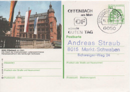 Nr. 3843,  Ganzsache Deutsche Bundespost,  Offenbach - Illustrated Postcards - Used