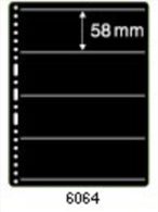 PRINZ Einsteckblätter 6074 Prinz-System, Doppelseitig 4 Fächer Je 58 Mm Höhe - Blankoblätter