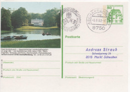 Nr. 3856,  Ganzsache Deutsche Bundespost,  Aschaffenburg - Postales Ilustrados - Usados