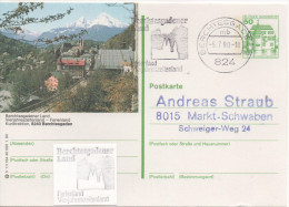 Nr. 3863,  Ganzsache Deutsche Bundespost,  Berchtesgaden - Cartoline Illustrate - Usati