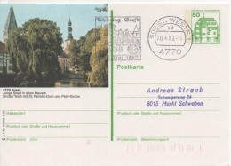 Nr. 3869,  Ganzsache Deutsche Bundespost,  Soest - Cartes Postales Illustrées - Oblitérées