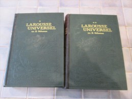 Larousse Universel En 2 Volumes - Dictionnaires