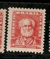 Brazil ** & Serie Corrente, Almirante Tamandare 1952-1954 (576) - Ongebruikt