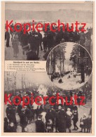 Original Zeitungsausschnitt - 1911 - Rodelsport In Und Um Berlin , Kreuzberg , Grunewald , Steglitz , Wintersport !!! - Invierno