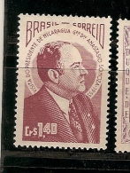 Brazil ** & Visita Do Presidente Da Nicarágua, Anastásio Somosa 1953 (545) - Neufs