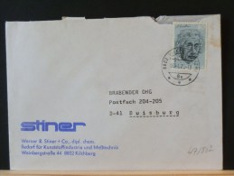 47/882  LETTRE  SUISSE - Albert Einstein