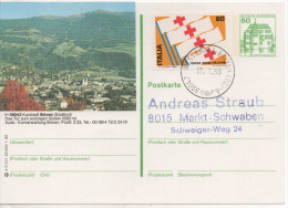 Nr. 3893,  Ganzsache Deutsche Bundespost, Brixen,  Italien - Cartoline Illustrate - Usati