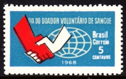 BRASIL 1968 - DONANTES DE SANGRE - YVERT Nº 878 - Ungebraucht