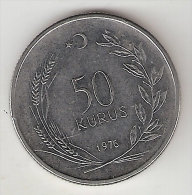 Turkye 50 Kurus  1976 Km  899 - Turkey