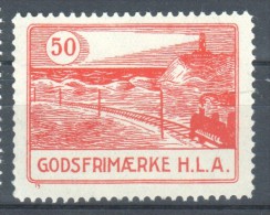 Denmark Railway Parcel Post H.L.A. 50 Oere. MNH..Trains/Railways /Eisenbahnmarken - Trains