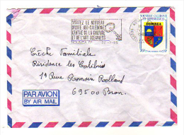 Nouvelle Calédonie Lettre Par Avion 20/09/1989 - BRON - 69 - - Brieven En Documenten