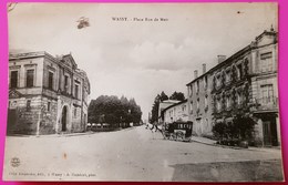 Cpa Wassy Place Rue De Metz 1929 Carte Postale 52 Haute Marne Proche Montier En Der Saint Dizier Joinville - Wassy