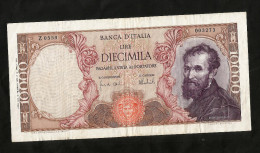 ITALIA - 10000 Lire MICHELANGELO (Firme: Carli / Barbarito - Decr. 15/02/1973) - REPUBBLICA ITALIANA - 10000 Liras