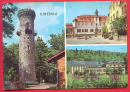 162001 /  ILMENAU ( Thüringen ) - KICKELHAHNTURM ,RATHAUS SCHLOSS , KREISKULTURHAL - Germany Allemagne Deutschland - Ilmenau