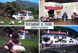 64  ITXASSOU Chez St Pierre Alt 460m Restaurant Campagnard, Cheminee, Moutons - Itxassou