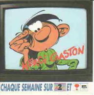 Franquin - Gaston Lagaffe - Autocollant Pub Merci Gaston - Stickers