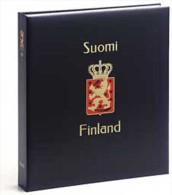 DAVO 3541 Luxus Binder Briefmarkenalbum Finnland I - Grand Format, Fond Noir