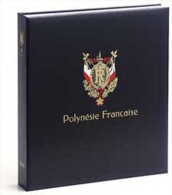 DAVO 3841 Luxus Binder Briefmarkenalbum Französisch-Polynesien I - Large Format, Black Pages