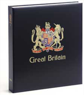 DAVO 4241 Luxus Binder Briefmarkenalbum Großbritannien I - Formato Grande, Sfondo Nero