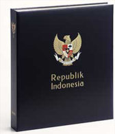 DAVO 5841 Luxus Binder Briefmarkenalbum Indonesien I - Formato Grande, Sfondo Nero