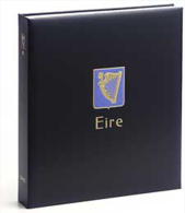 DAVO 5741 Luxus Binder Briefmarkenalbum Irland I - Formato Grande, Sfondo Nero