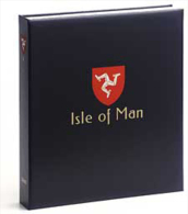 DAVO 4941 Luxus Binder Briefmarkenalbum Isle Of Man I - Large Format, Black Pages