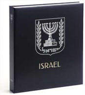 DAVO 5941 Luxus Binder Briefmarkenalbum Israel I - Formato Grande, Sfondo Nero