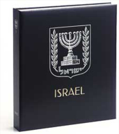 DAVO 5943 Luxus Binder Briefmarkenalbum Israel III - Large Format, Black Pages