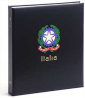 DAVO 6143 Luxus Binder Briefmarkenalbum Italien Rep. II - Formato Grande, Sfondo Nero