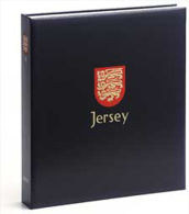 DAVO 4542 Luxus Binder Briefmarkenalbum Jersey II - Large Format, Black Pages