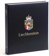 DAVO 6441 Luxus Binder Briefmarkenalbum Liechtenstein I - Large Format, Black Pages
