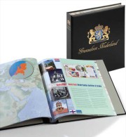 DAVO 344 Luxus Binder Briefmarkenalbum Niederlande Grenzeloos Nederland - Large Format, Black Pages